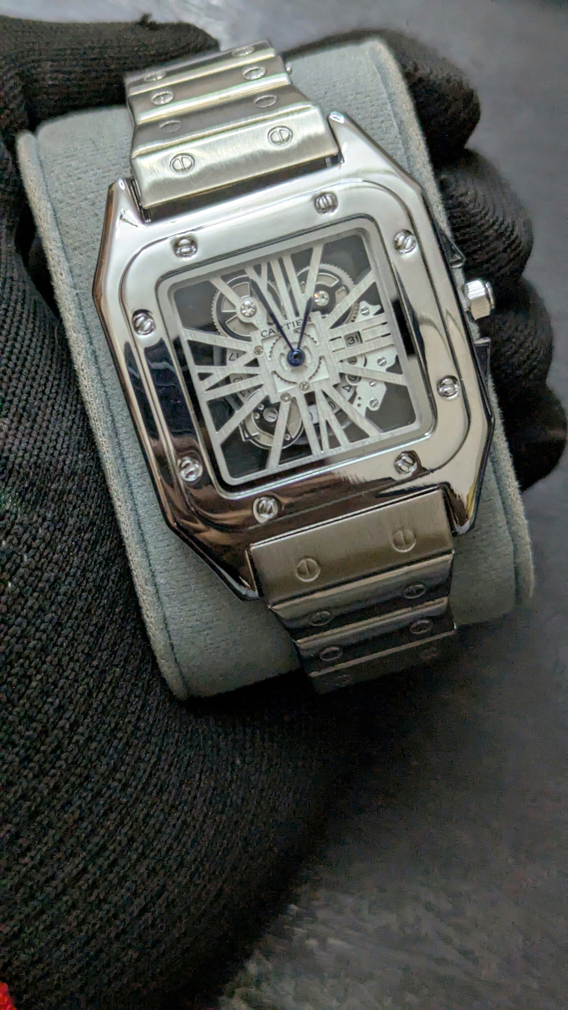 CARTIER SANTOS SKELETON