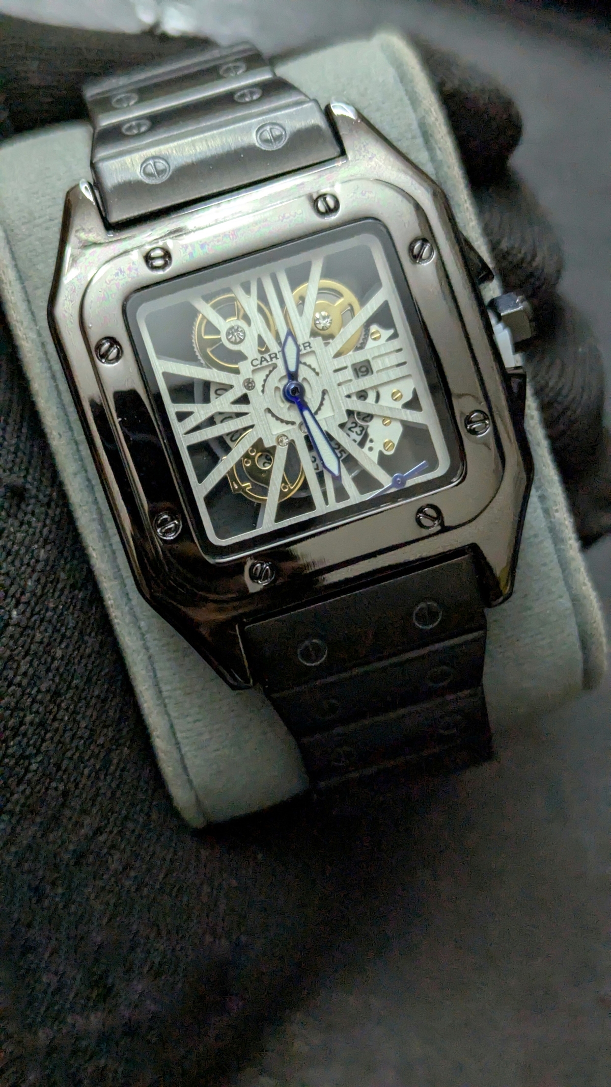 CARTIER SANTOS SKELETON
